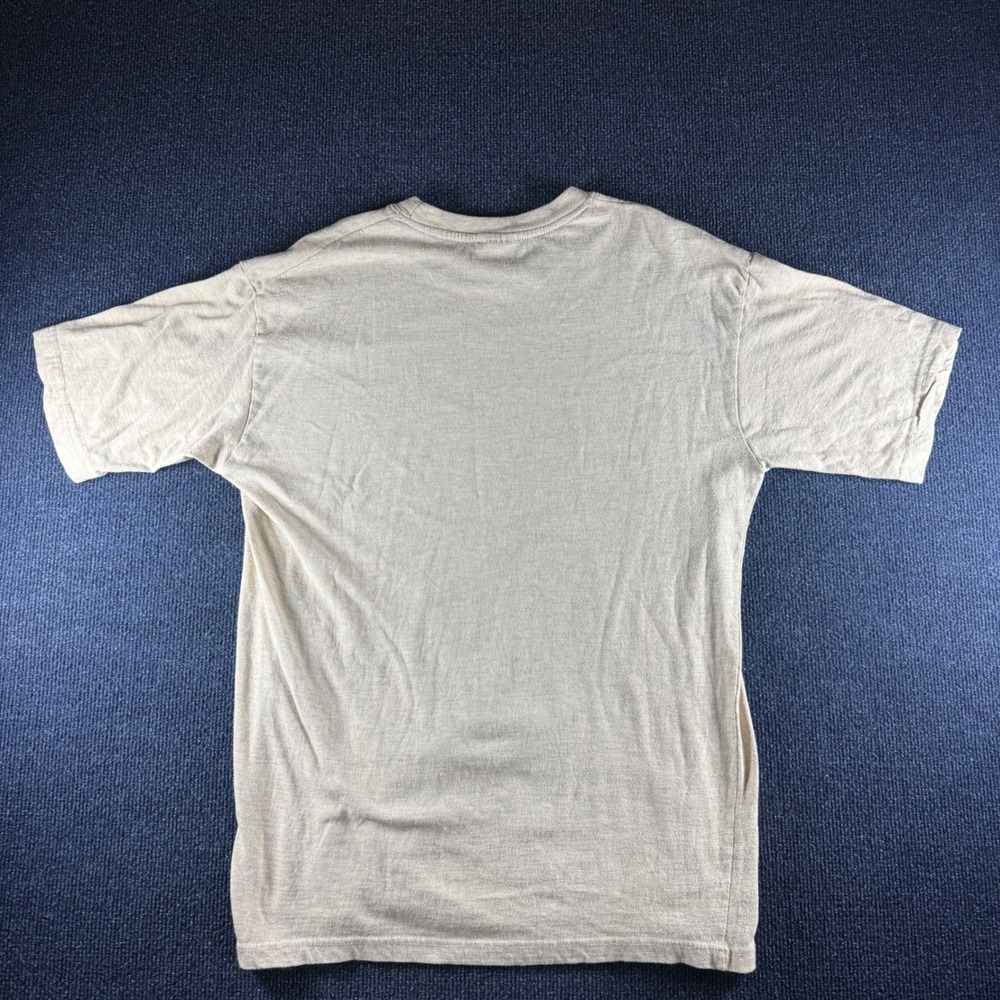 Caribbean T's St. Maarten Tee XL 21in Pit Oatmeal Cotton Vintage Tropical - Picture 6 of 6